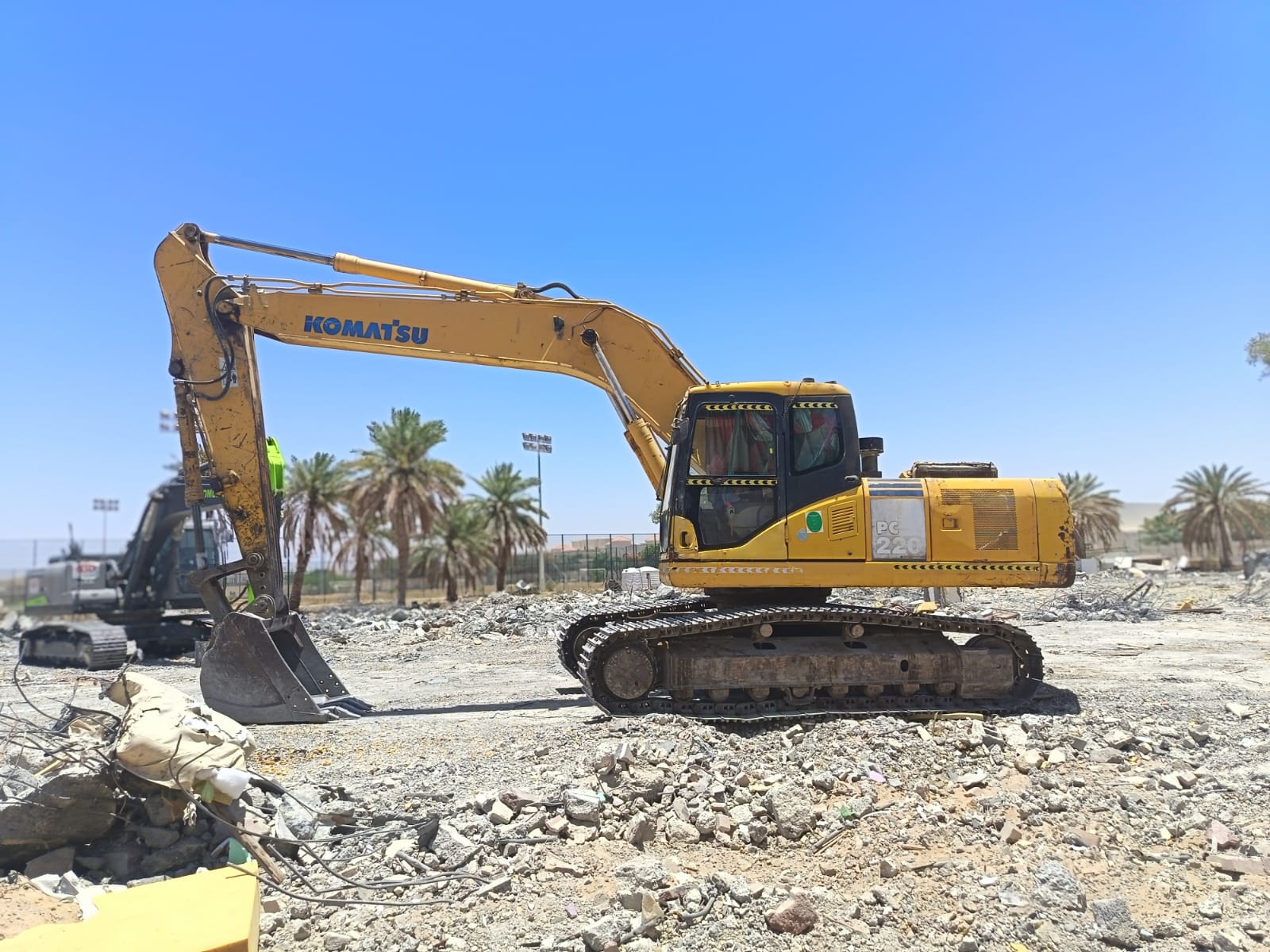 Komatsu PC 220 excavator